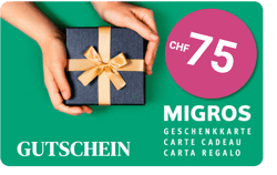 Gutschein 75 CHF Migros Gutschein 75 CHF Migros